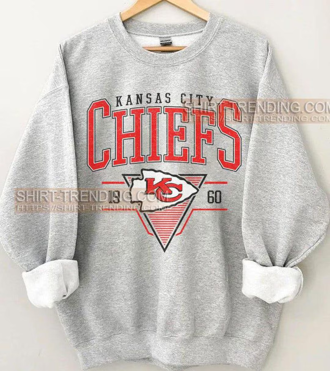 Kansas City Chiefs Sweatshirt Crewneck, Vintage Chiefs Tshirt, Kansas City Football Fan Shirt, Ch... | Etsy (US)