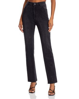 BLANKNYC Embellished Lexington High Rise Jeans in Moonstone  | Bloomingdale's Women | Bloomingdale's (US)