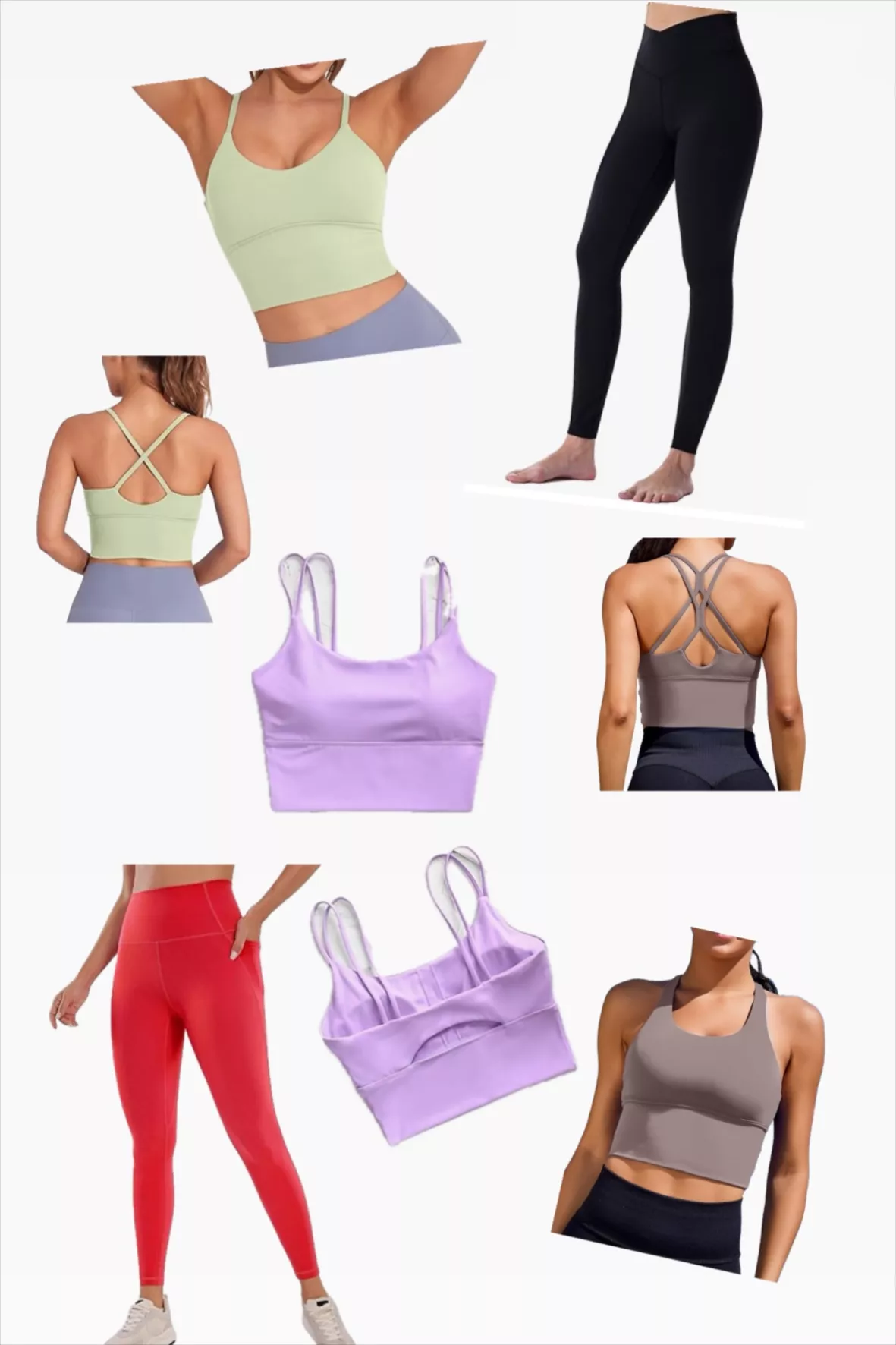 XUNYU Women Sports Bras Longline Fitness Crop Tops Tank Gym Camisole Yoga  Workout Running Shirts : : Clothing, Shoes & Accessories