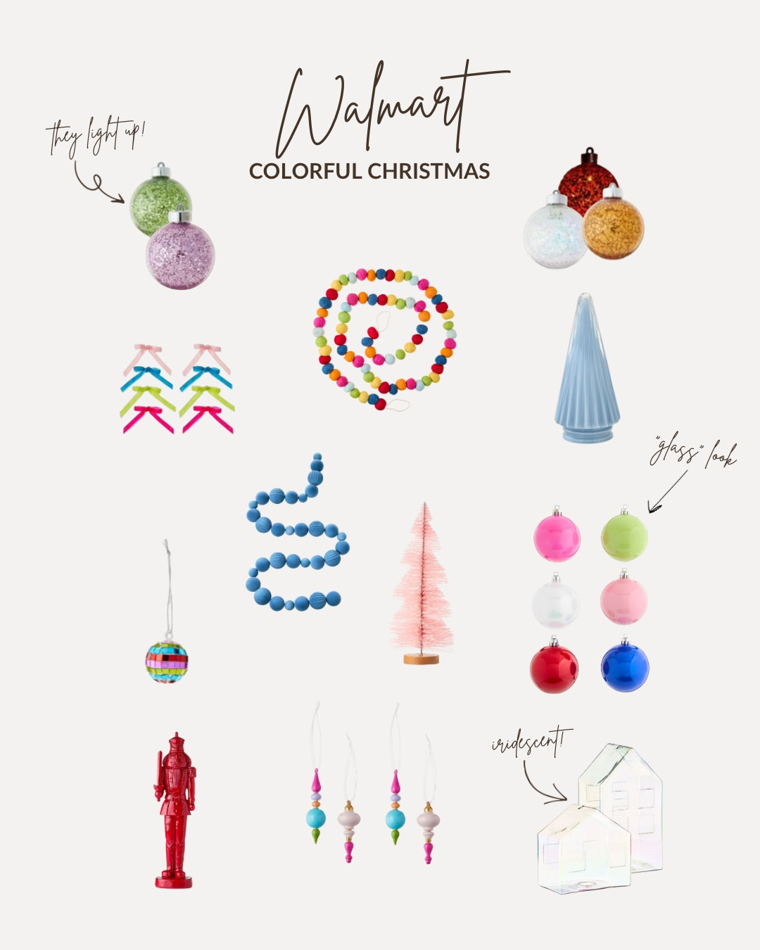 Fun + colorful, budget-friendly, Christmas decor from Walmart!

#LTKHome #LTKSeasonal #LTKHoliday