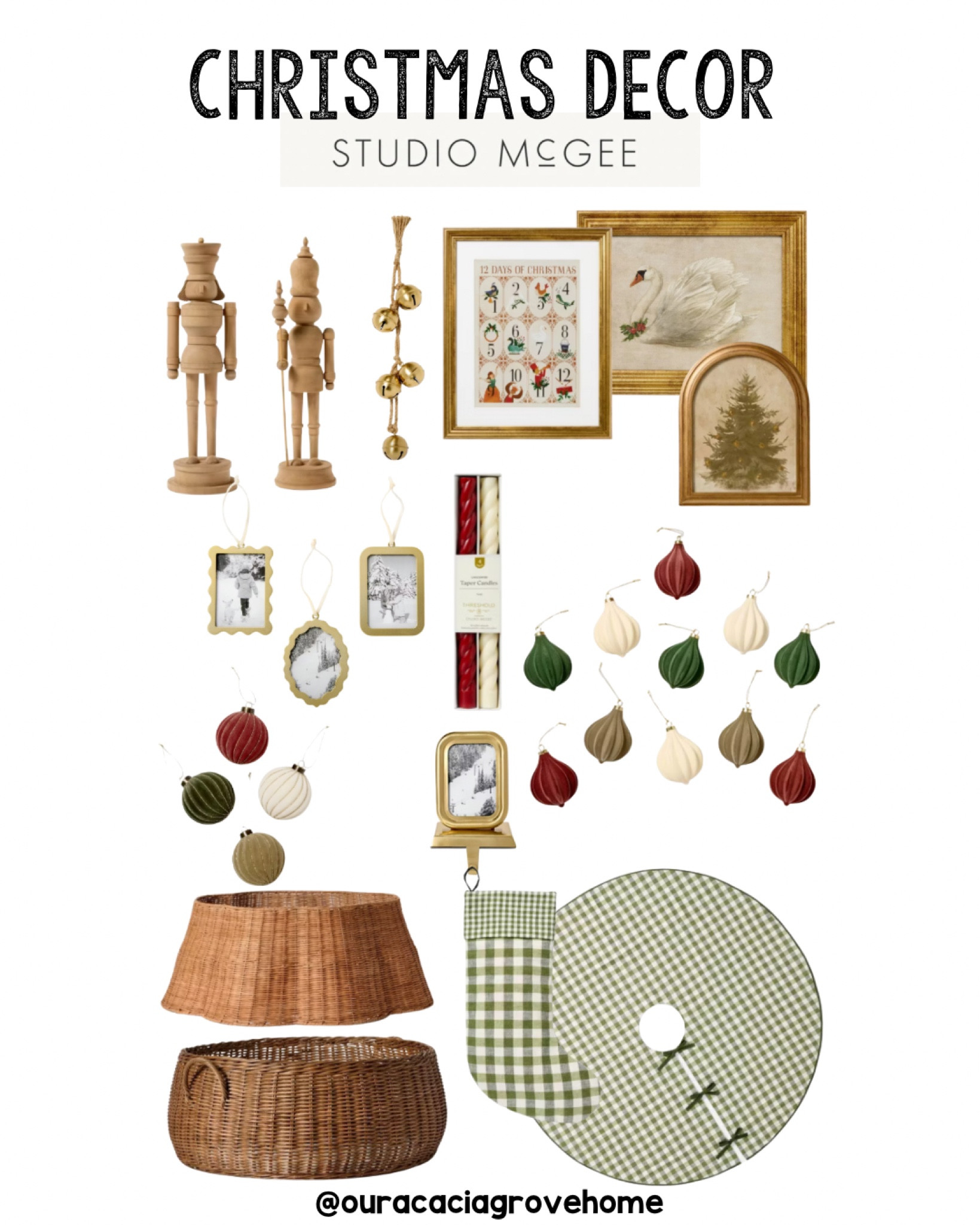 Christmas is coming! New Target x Studio Mcgee holiday drops tonight for 10/7! I’m loving these vintage looking art prints, velvet ornaments, gingham, and wooden nutcrackers. These things will definitely sell out!

#LTKSeasonal #LTKxTarget #LTKHome