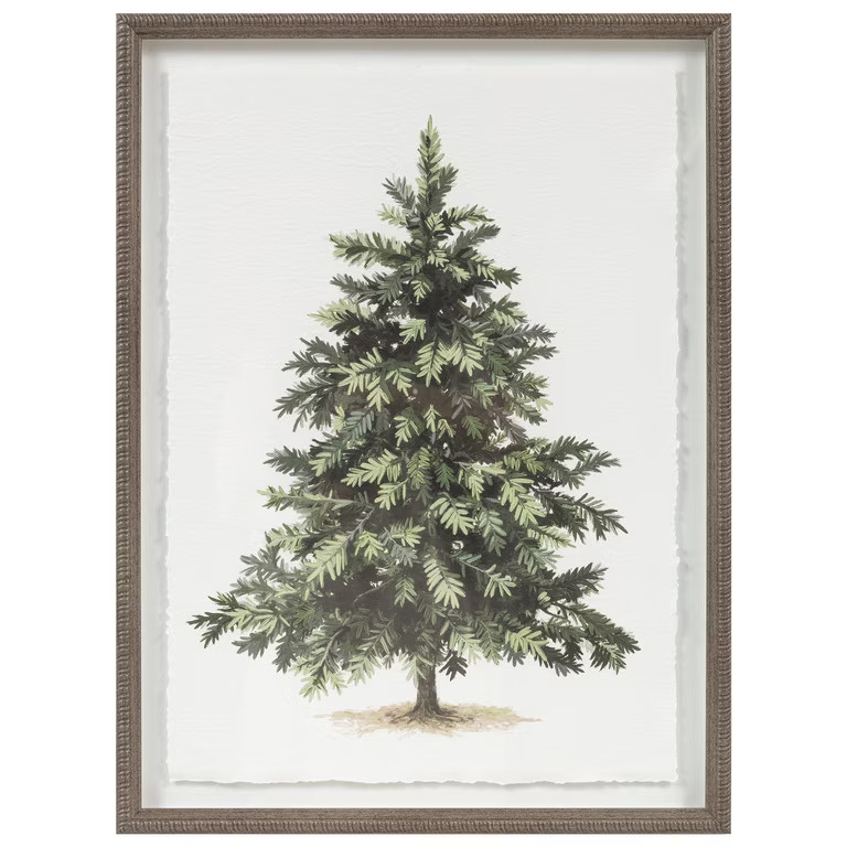 My Texas House Lone Pinetree Framed Wall Art 18x24 | Walmart (US)