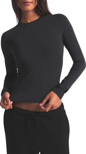 Stretch Cotton Jersey Long Sleeve T-Shirt | Nordstrom