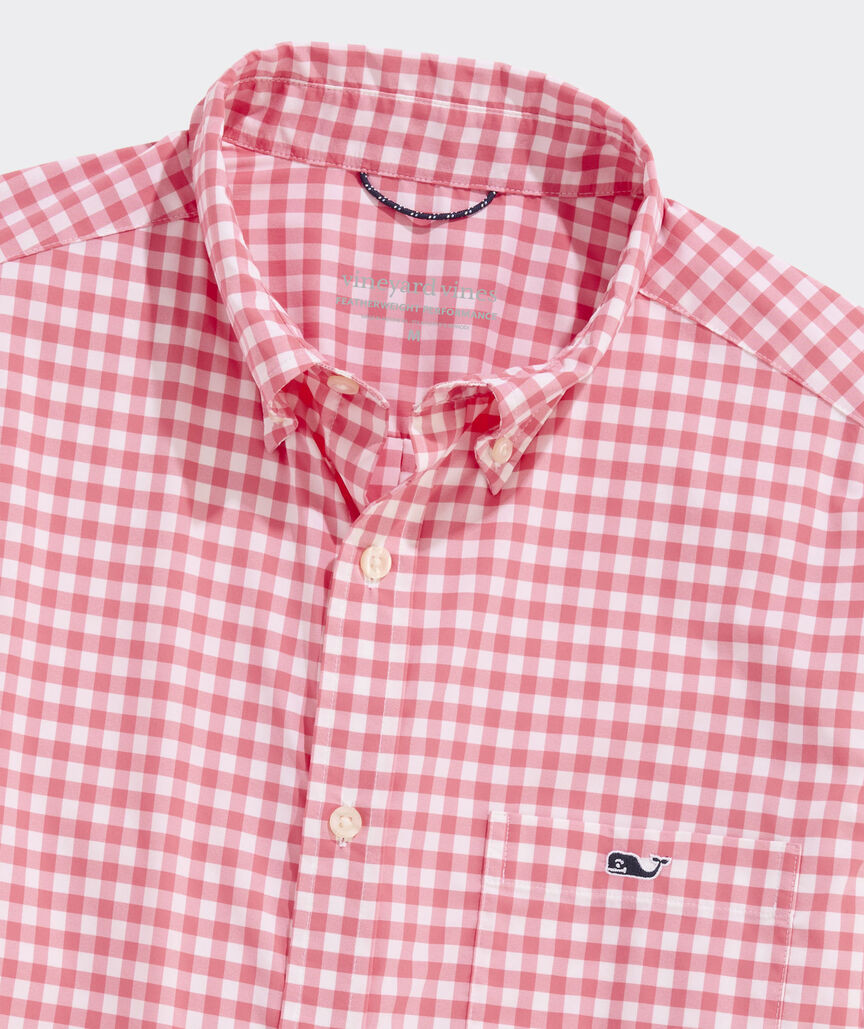 Mainsail Gingham Featherweight Performance Shirt | vineyard vines