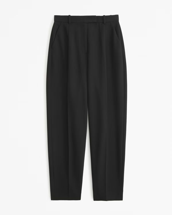 Women's Ankle Grazing Tapered Tailored Pant | Women's Bottoms | Abercrombie.com | Abercrombie & Fitch (US)