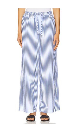 Emmie Pants in Mariner White Stripe | Revolve Clothing (Global)