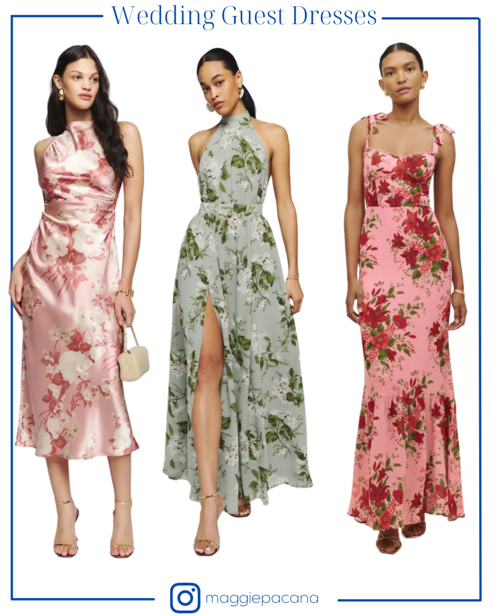 Wedding guest dresses, wedding guest, wedding dresses, bridesmaid dresses, floral dresses, wedding guest dress, green dresses, pink dresses, reformation 

#LTKwedding #LTKstyletip #LTKFind