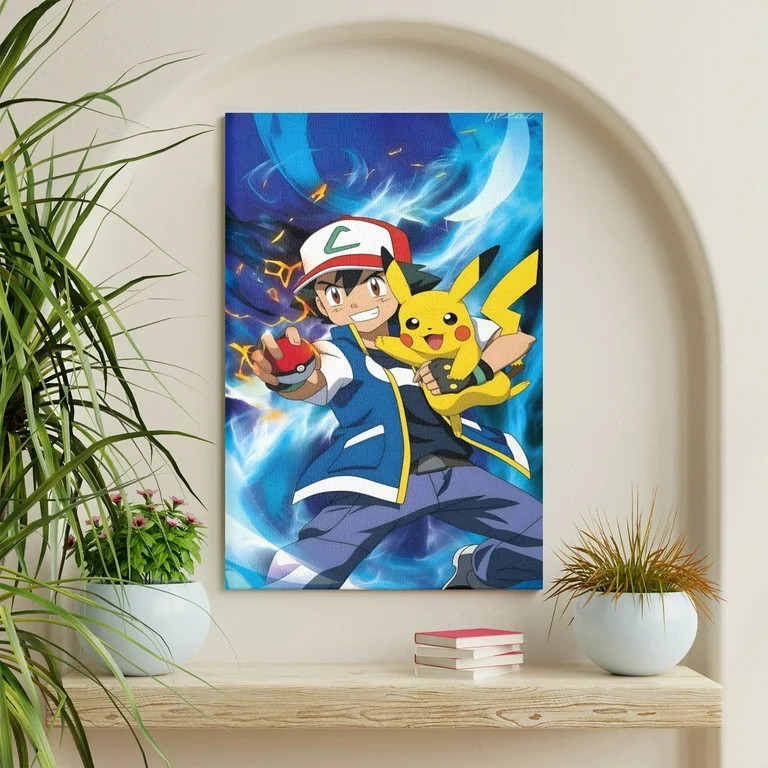 pokemon Canvas Print - Vertical（8"x12"） | Walmart (US)