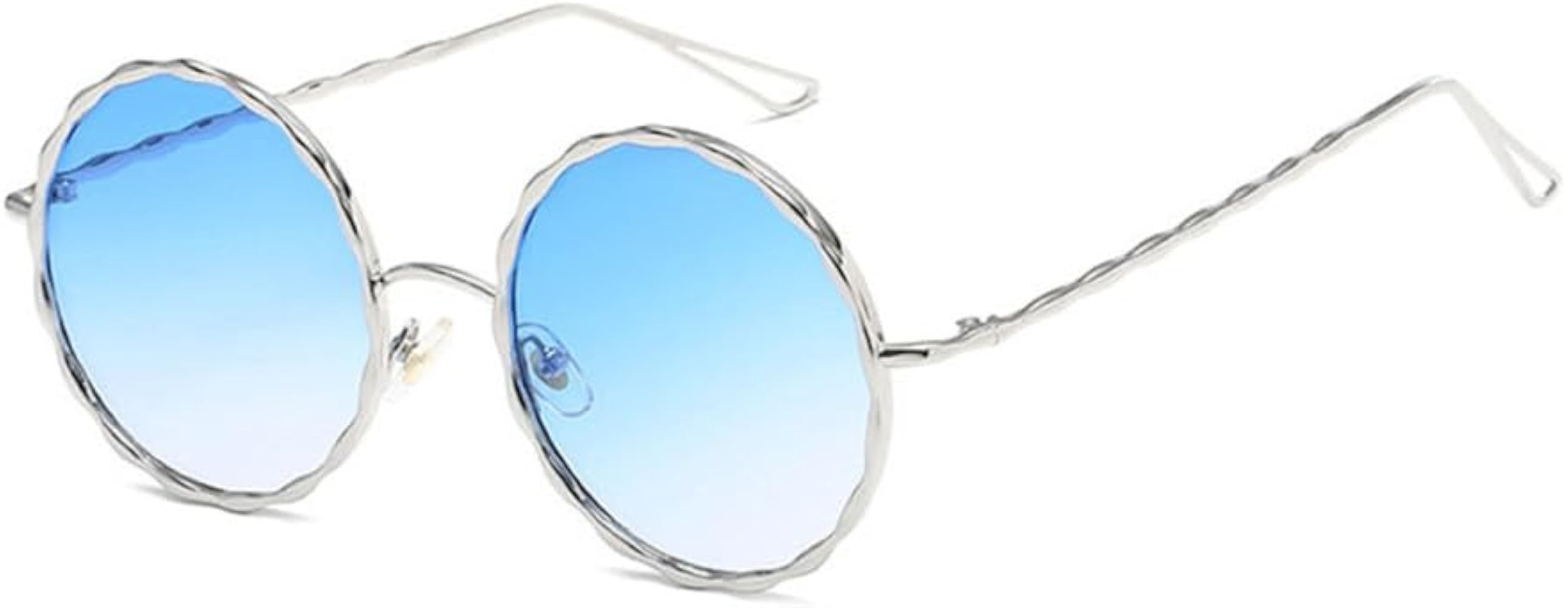 Big Round Sunglasses Women Circle Sun Glasses Female Shades | Amazon (US)