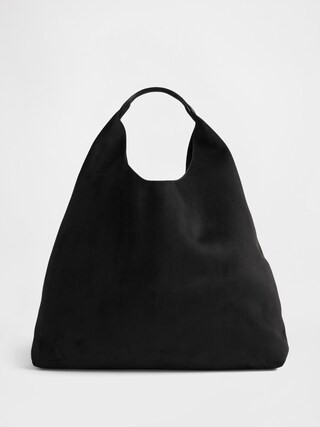 Slouchy Vegan-Suede Tote Bag | Gap Factory