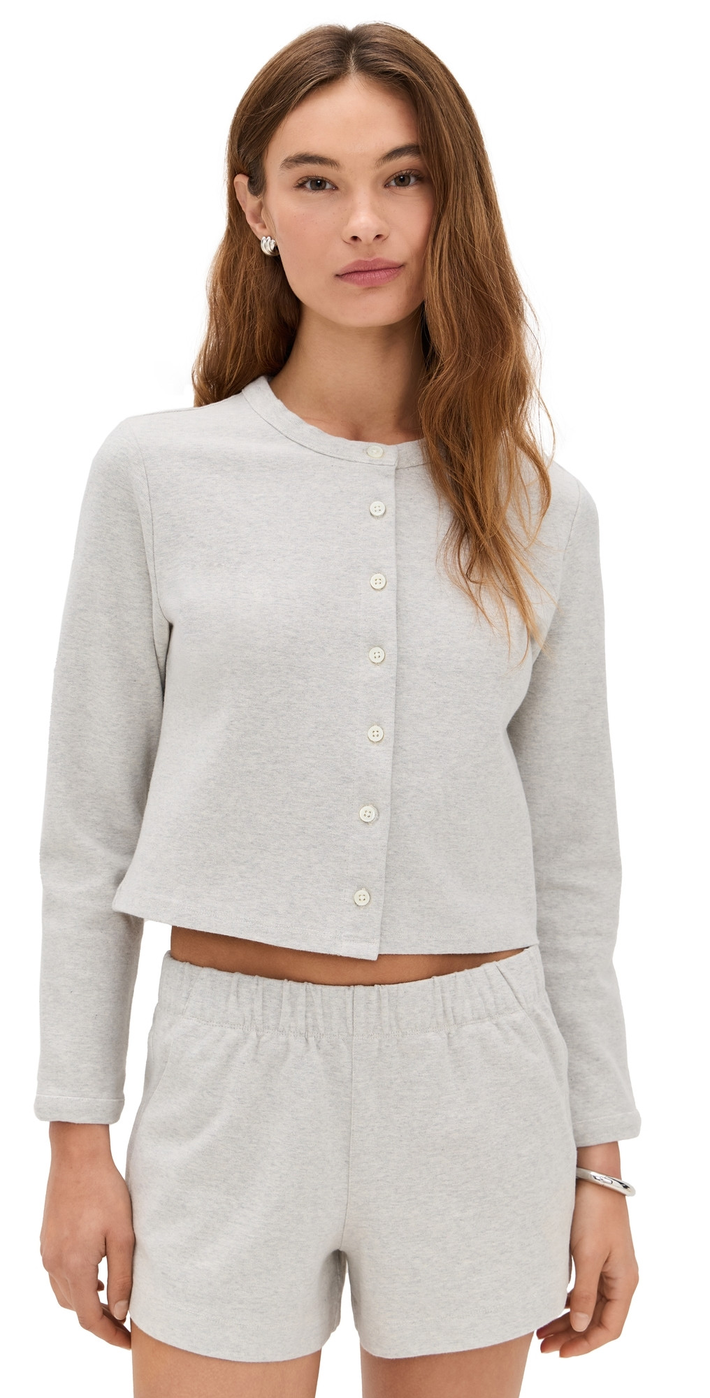 Alex Mill Coco Sport Cardigan Heather Grey XL | Shopbop