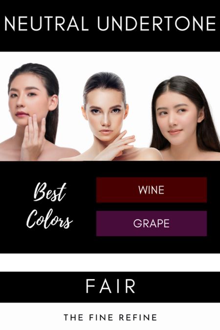 If you have a LIGHT skin tone and a NEUTRAL undertone you should incorporate some wine, burgundy, grape and plum colors into your wardrobe to make your features POP !

#LTKunder100 #LTKbeauty #LTKstyletip