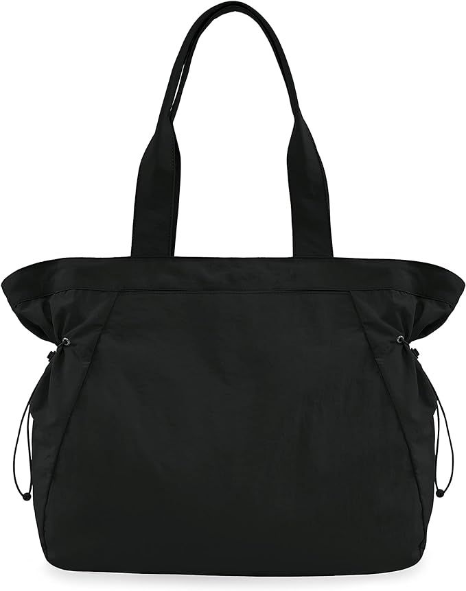 ODODOS 18L Side-Cinch Shopper Bags Lightweight Shoulder Bag Tote Handbag for Shopping Workout Bea... | Amazon (US)