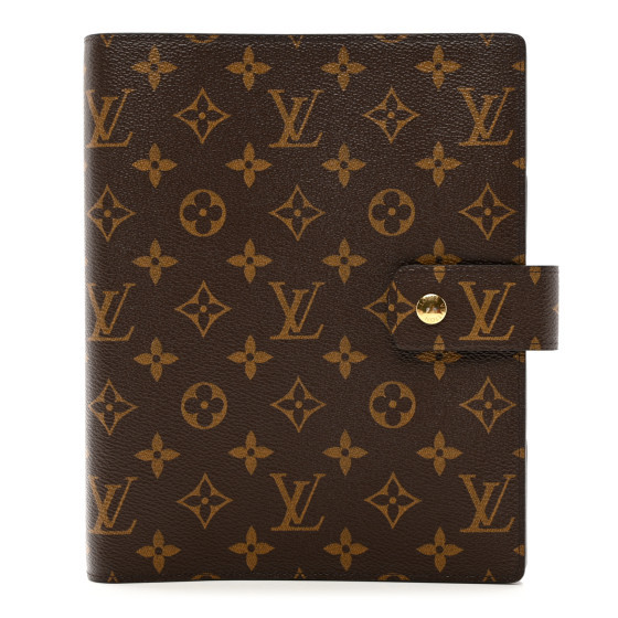 Monogram Large Ring Agenda Cover | FASHIONPHILE (US)