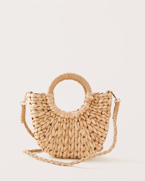 Straw Basket Bag | Abercrombie & Fitch (US)