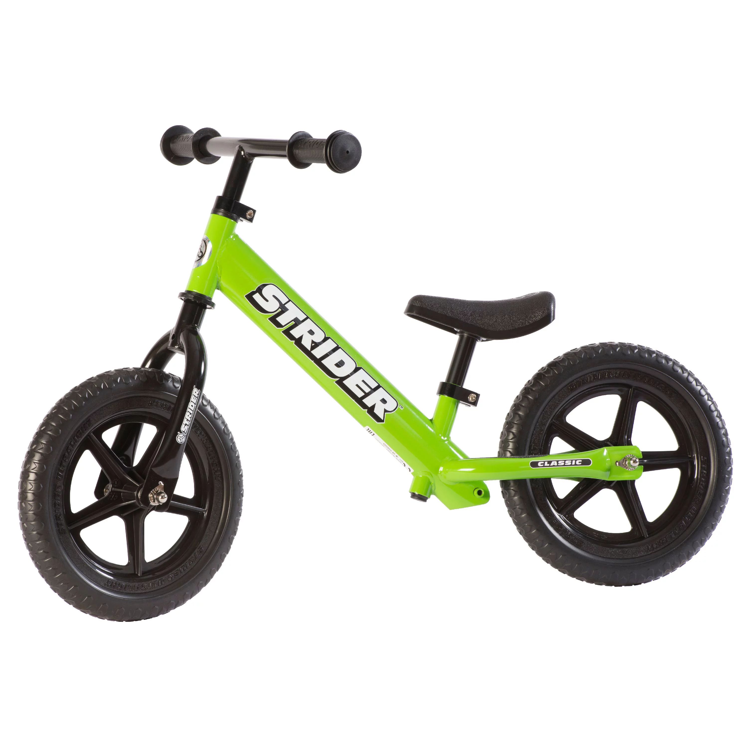 Strider - 12 Classic Balance Bike, Ages 18 Months to 3 Years - Green - Walmart.com | Walmart (US)