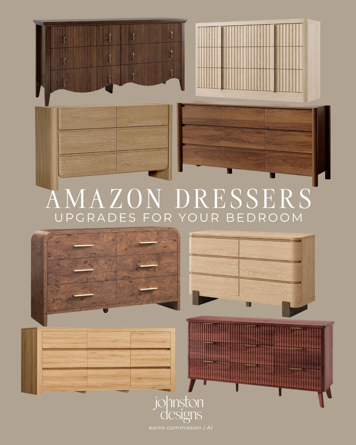 A new dresser can change the whole feel of a bedroom. 🤎 From light oak to rich walnut, these Amazon finds bring warm wood tones, beautiful texture and practical storage to the space.

Amazon dressers, wood dresser, bedroom furniture, light oak dresser, walnut dresser, fluted dresser, bedroom storage, bedroom refresh

#amazonhome #wooddresser #bedroomfurniture #bedroominspo #warmwood #homedecor #furniturefinds #amazonfinds 

 #LTKHome