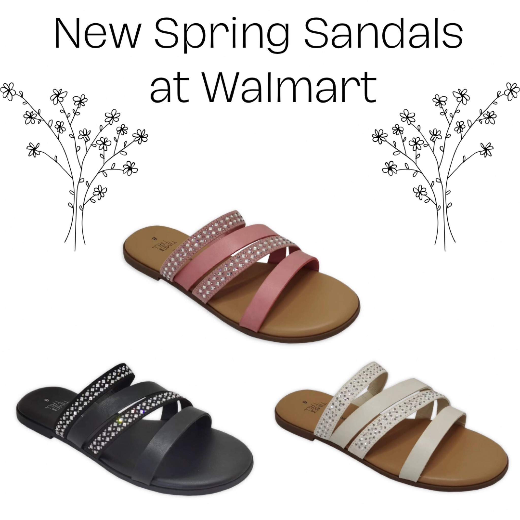 New sandals at Walmart | sandals | slides | spring sandals | summer sandals | spring finds | under 15 | shoes | flip flops | 

#LTKshoecrush #LTKFind #LTKstyletip