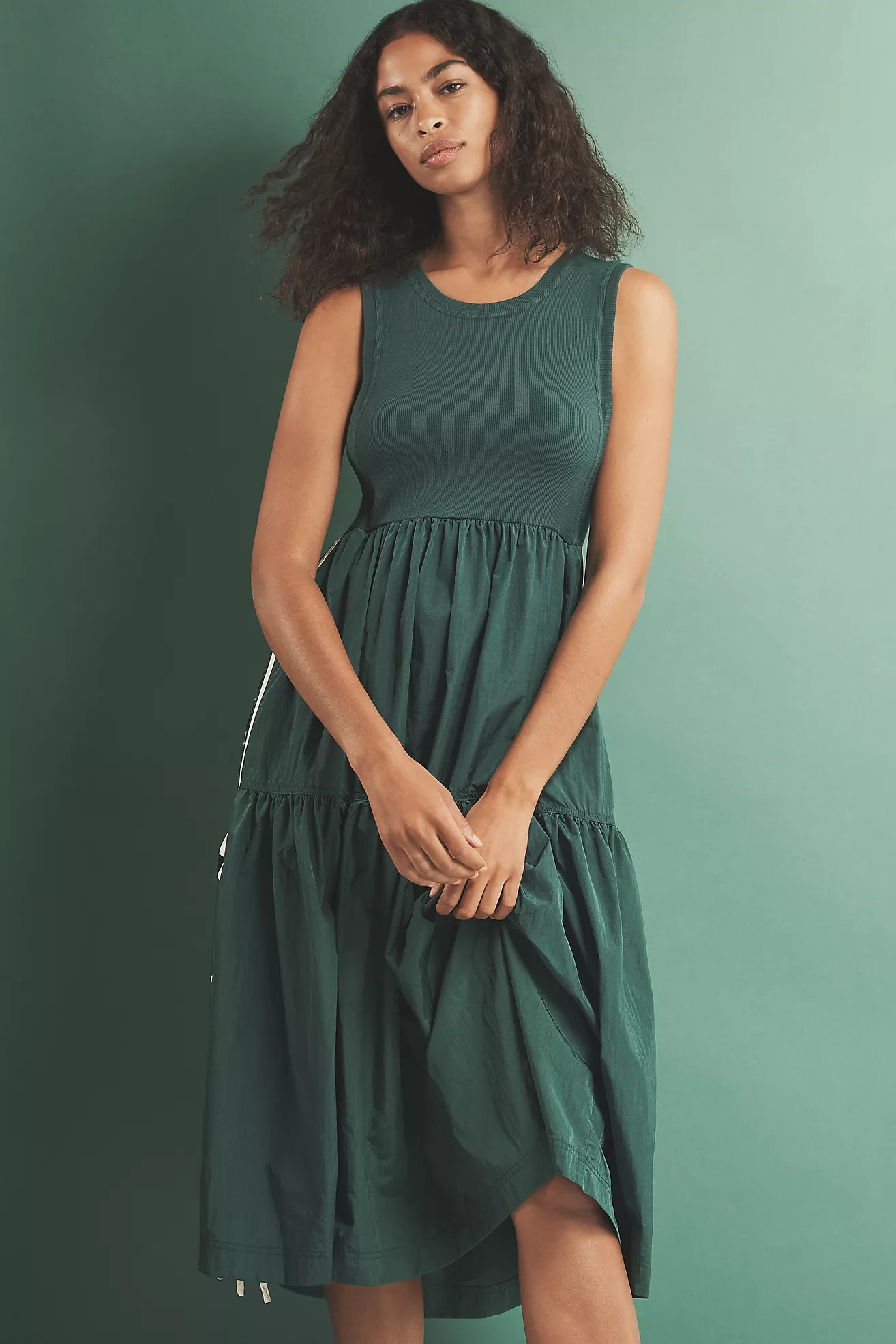 Daily Practice Bowline Sleeveless Midi Dress | Anthropologie (US)