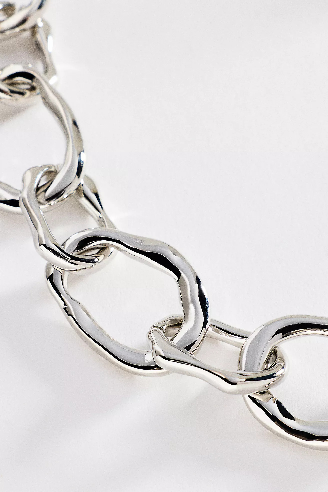 Chunky Hammered Chain Necklace | Anthropologie (US)