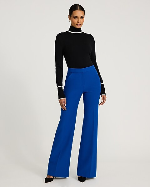 Editor Signature Stretch High Waisted Flare Trouser | Express