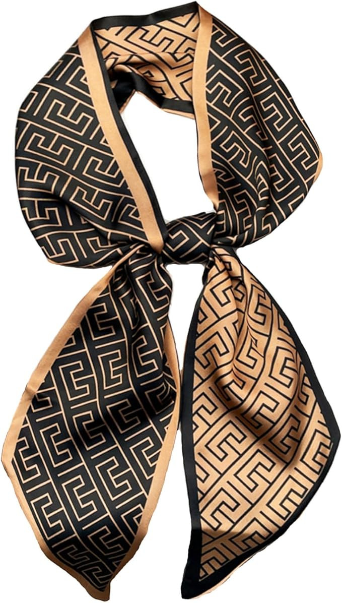 Purse Scarf For Handbags Head Scarves For Women's Hair Bags Scarfs Long Skinny Scarves Fashion Si... | Amazon (US)