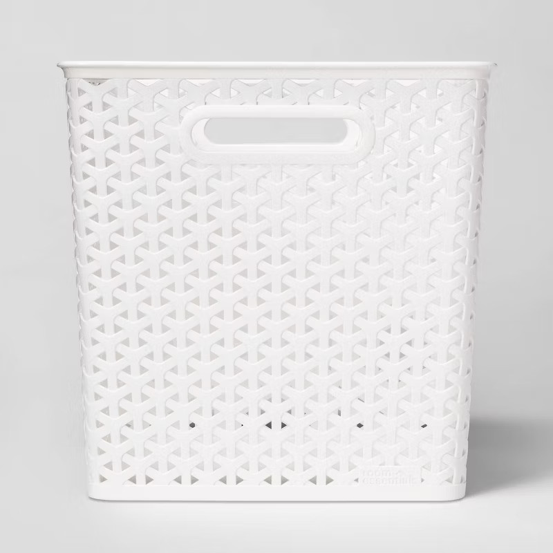 Y-Weave 11" Cube Decorative Storage Basket - Room Essentials™ | Target