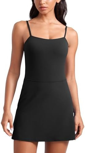 CRZ YOGA Butterluxe Spaghetti Strap Tennis Dress | Amazon (US)