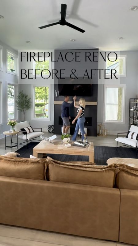 Before and After Fireplace Reno 

Home Reno | Before and After | Home Renovation | Home Decor | Fireplace | Fireplace Makeover

#LTKVideo #LTKFindsUnder100 #LTKHome