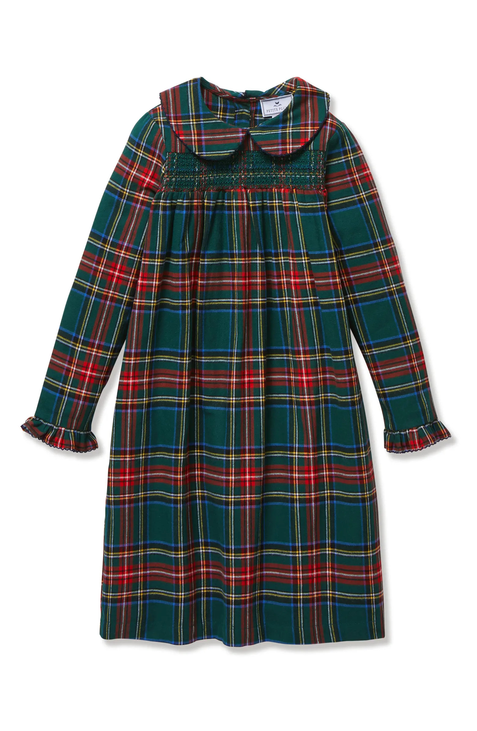 Petite Plume Kids' Eloise Brushed Twill Nightgown | Nordstrom | Nordstrom