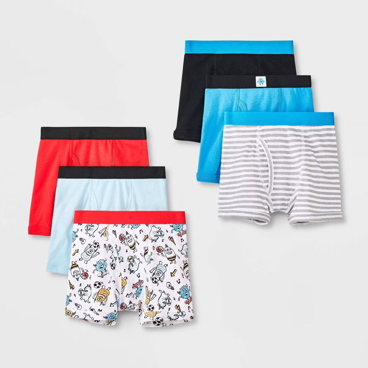 Toddler Boys' 6pk 'Monsters' Boxer Briefs - Cat & Jack™ 2T-3T | Target