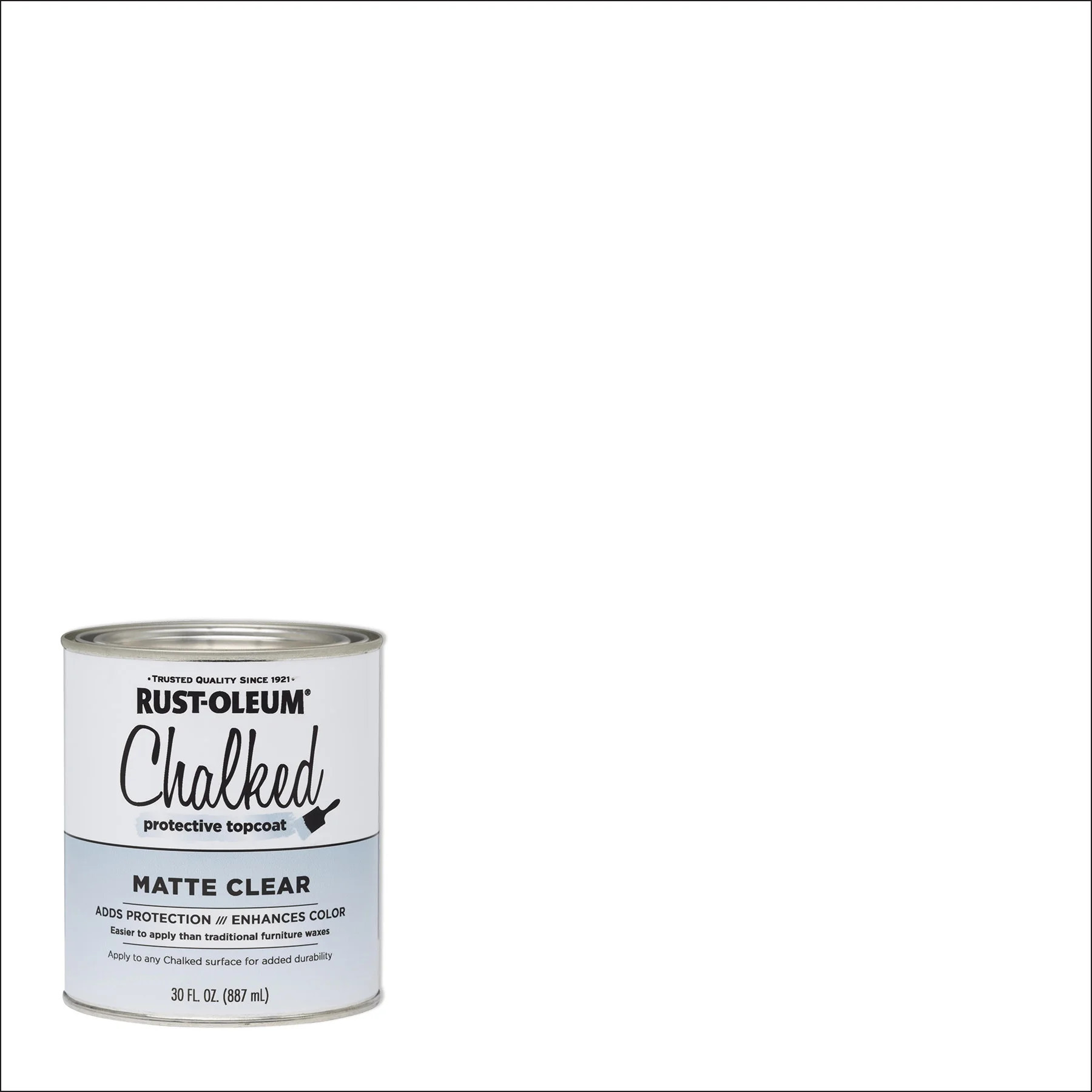 Clear Topcoat, Rust-Oleum Chalked Matte Protective Topcoat, Quart | Walmart (US)