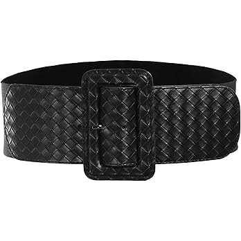 GRACE KARIN Women's Stretchy Belt 1950s 3 Inch Wide Elastic Belts | Amazon (US)