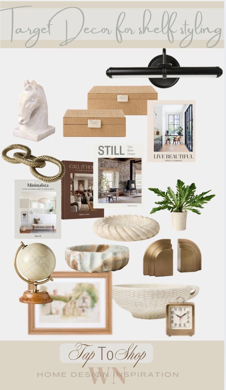 Perfect target decor for shelf styling

#LTKmomlife #LTKstorytime #LTKHome