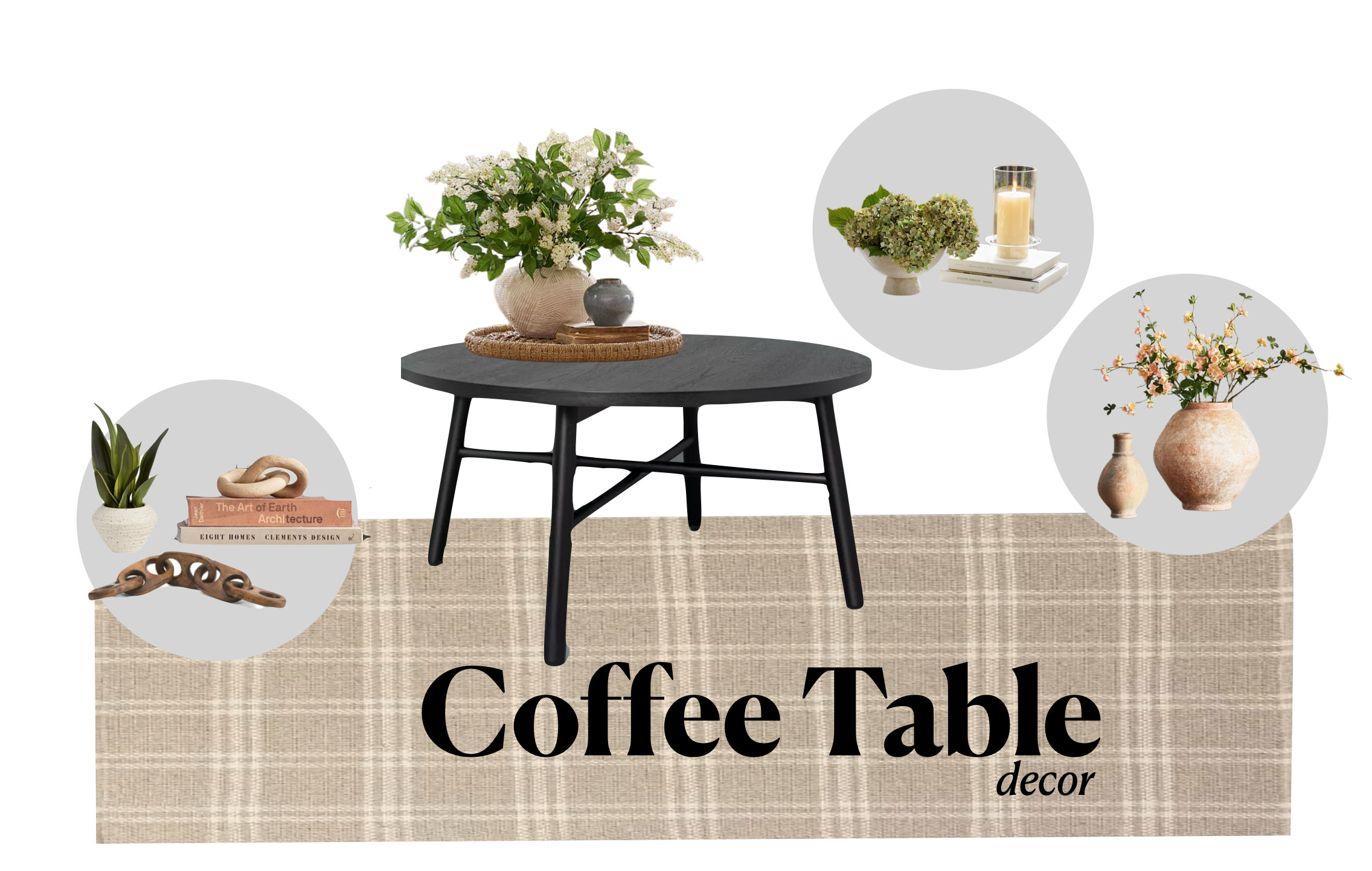 Fill your coffee table with neutral, timeless decor! 

 #LTKmomlife #LTKHome #LTKFindsUnder50