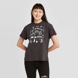 Women&#39;s Disney Hocus Pocus Halloween Short Sleeve Graphic T-Shirt - Black S | Target