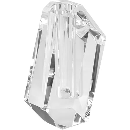 Crystal Flower Vase, Premium Modern Clear Vase, Anniversary Centerpiece, Crafted for Table, Home ... | Amazon (US)