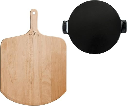 Emile Henry 2-Piece Pizza Set | Charcoal | Amazon (US)