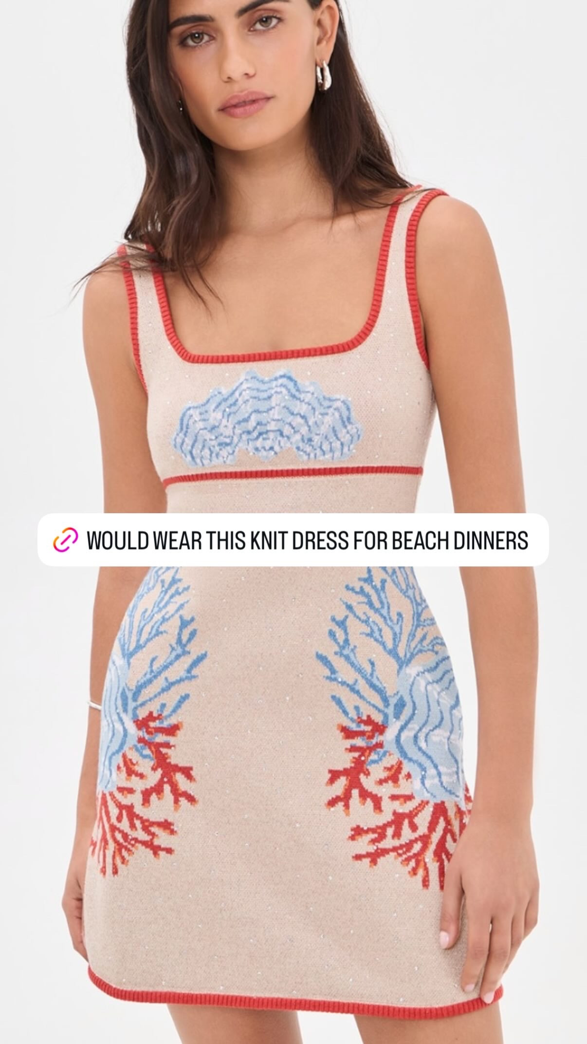 Would wear this knit dress for beach dinners. Sharing a roundup of resort favorites to elevate your look. From swimsuits, sandals, dresses, tops, and more.  

 #LTKSeasonal #LTKSwim #LTKTravel