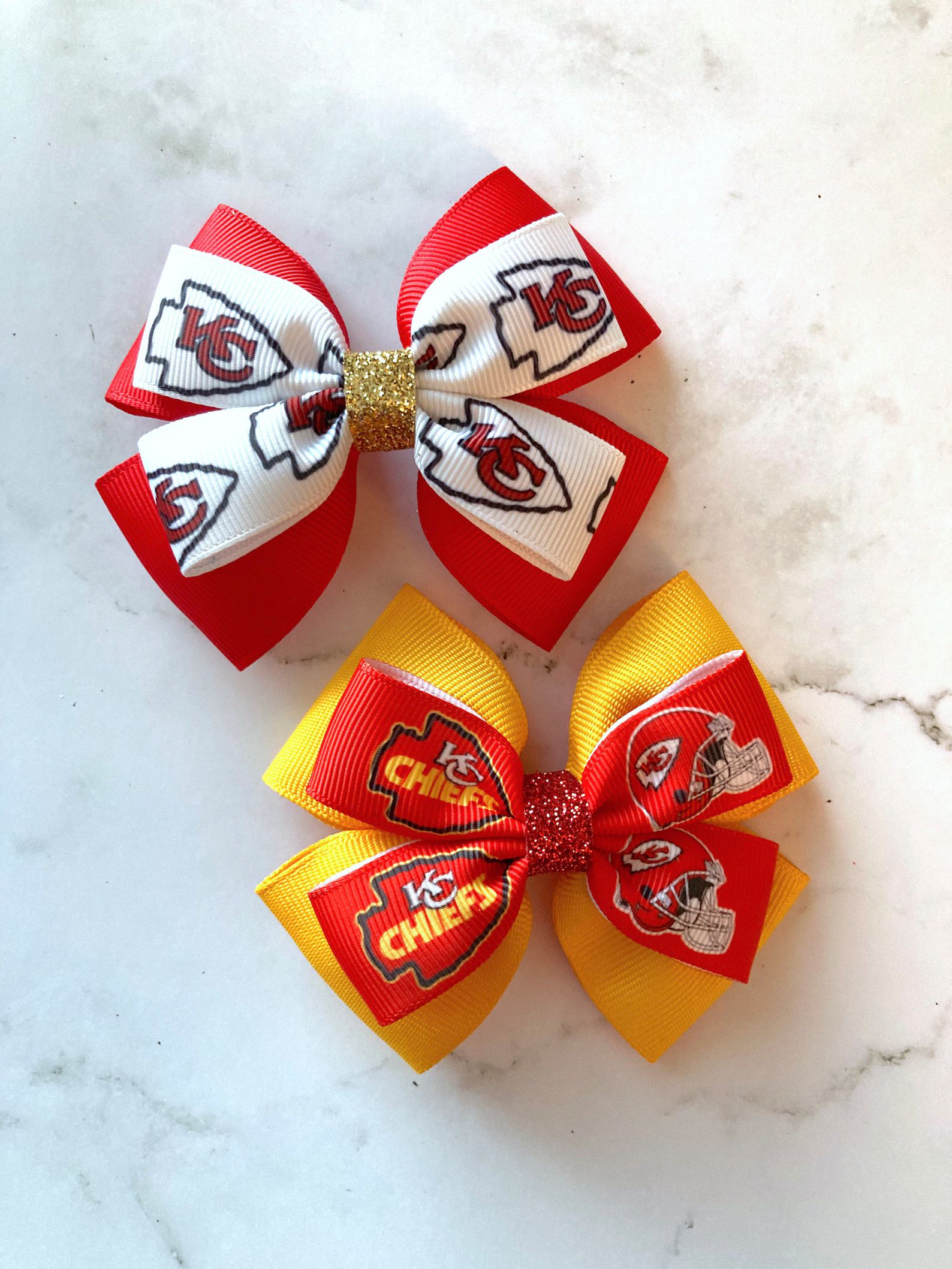 Kansas City Chiefs Hair Bow - Etsy | Etsy (US)