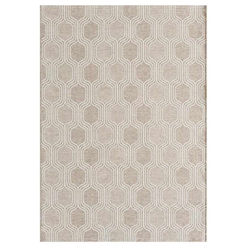 Moroccan Geometric Trellis Outdoor Area Rug | Wayfair North America