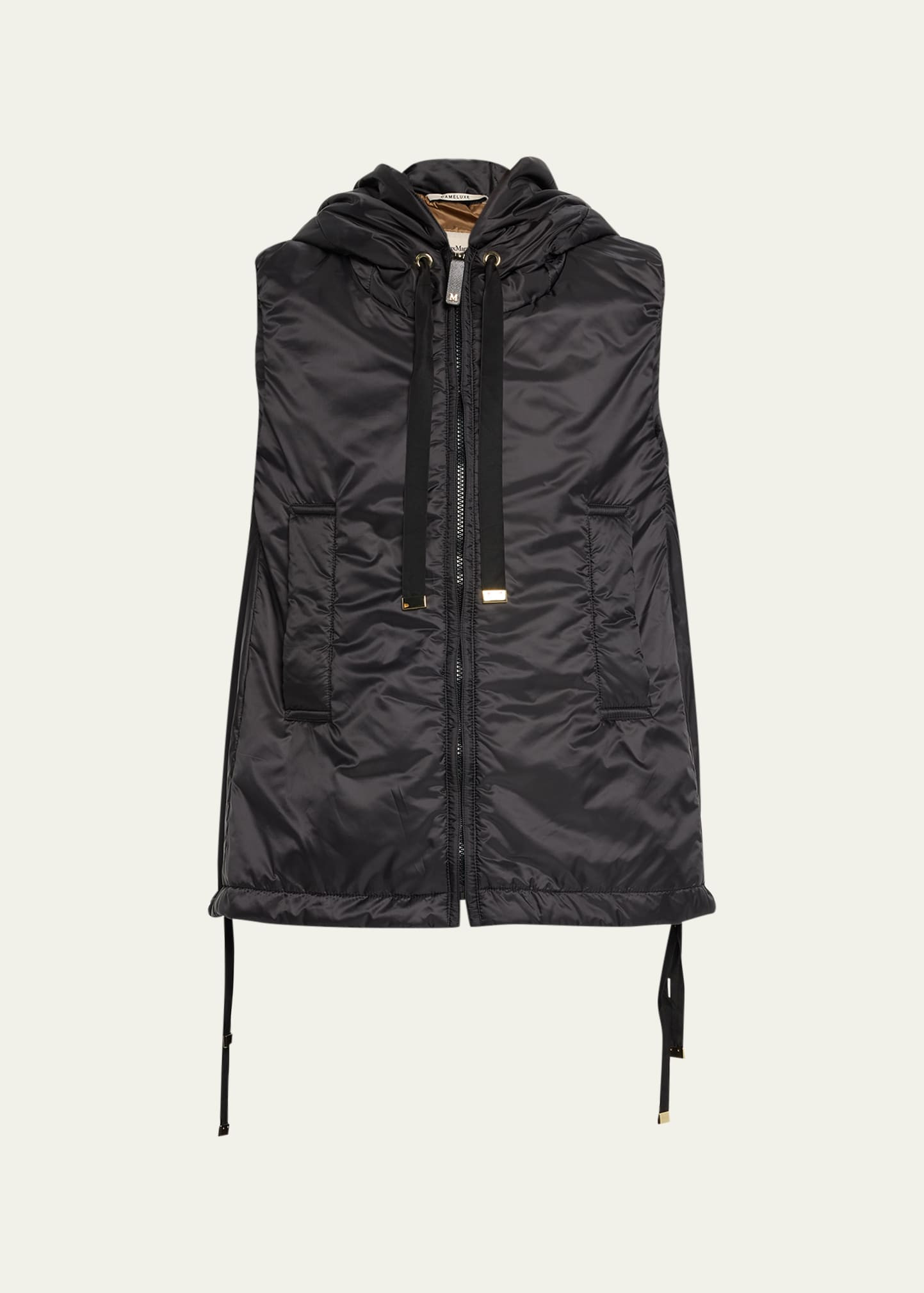 Max Mara Greengo Hooded Quilted Shell Vest | Bergdorf Goodman