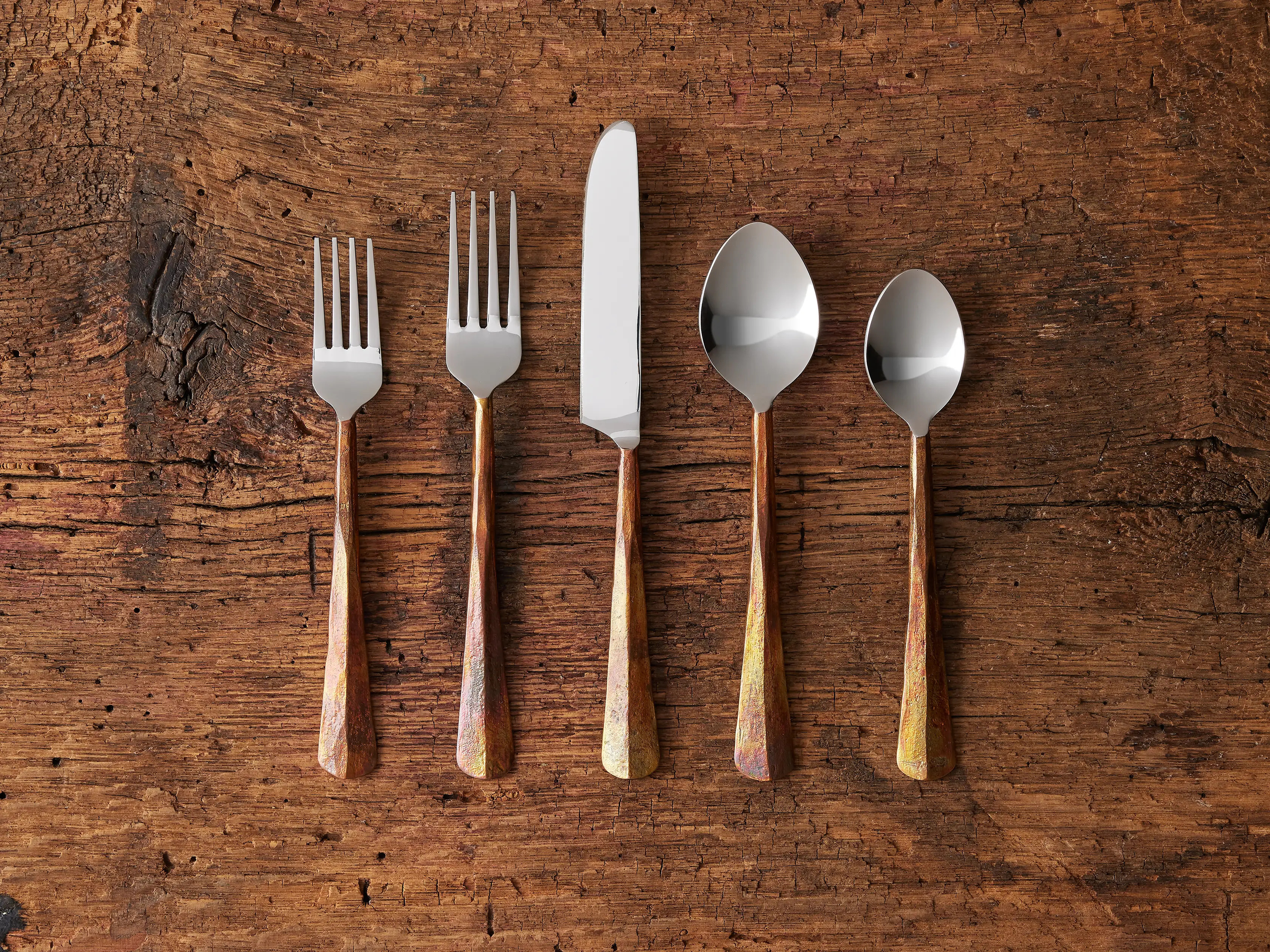 Arber Five Piece Place Setting in Copper | Arhaus | Arhaus
