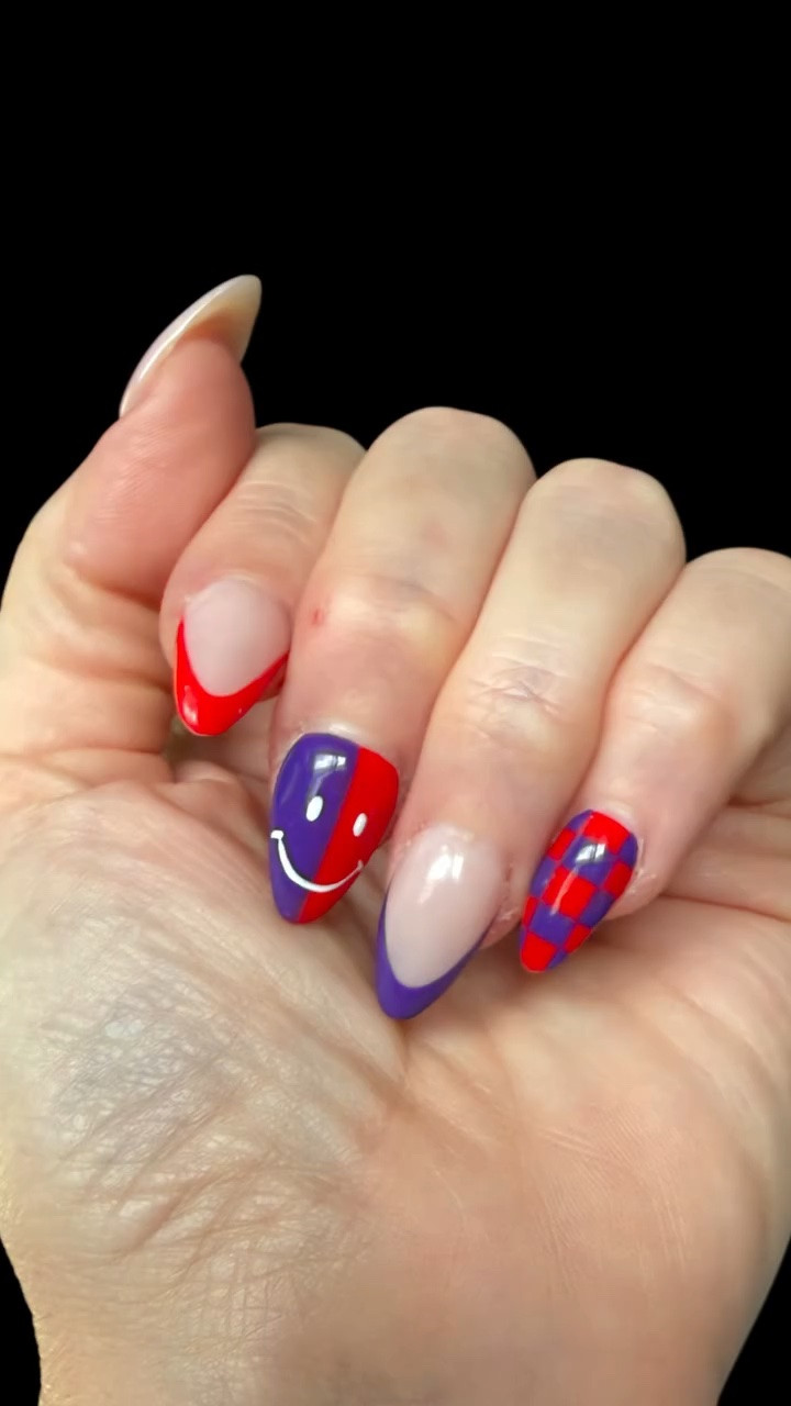 Me: Can you do something fun that will match my outfit? 
Etheria: Say less. 💅❤️💜
(Matching set by Dressed in Lala)
@ethereal_nailsspa @nailsbyetheria 
#nailart #dopamine #maitland #orlando #checkered

#LTKootd #LTKMidsize #LTKOver40