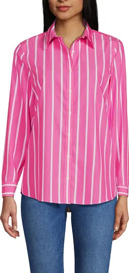 Lands' End No Iron Supima Cotton Long Sleeve Shirt | Nordstrom | Nordstrom
