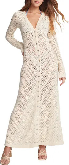 Alexandra Long Sleeve Cover-Up Maxi Dress | Nordstrom