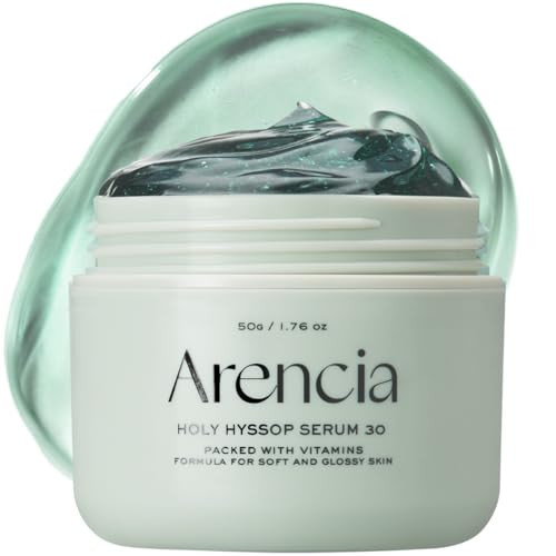 Arencia Glow Hyssop Overnight Face Mask Serum - hydrating & Anti-Aging Serum for younger looking Korean Glass Skin, Vitamin A, C, E, Niacinamide, Peptide | Amazon (US)