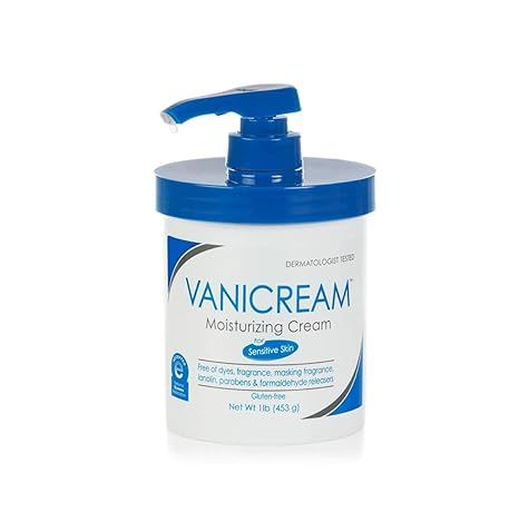 Vanicream Moisturizing Skin Cream with Pump Dispenser - 16 fl oz (1 lb) - Moisturizer Formulated ... | Amazon (US)