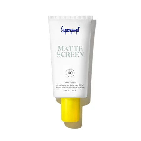 Supergoop! Matte screen SPF 40 100% Mineral Sunscreen 1.5 fl oz | Walmart (US)