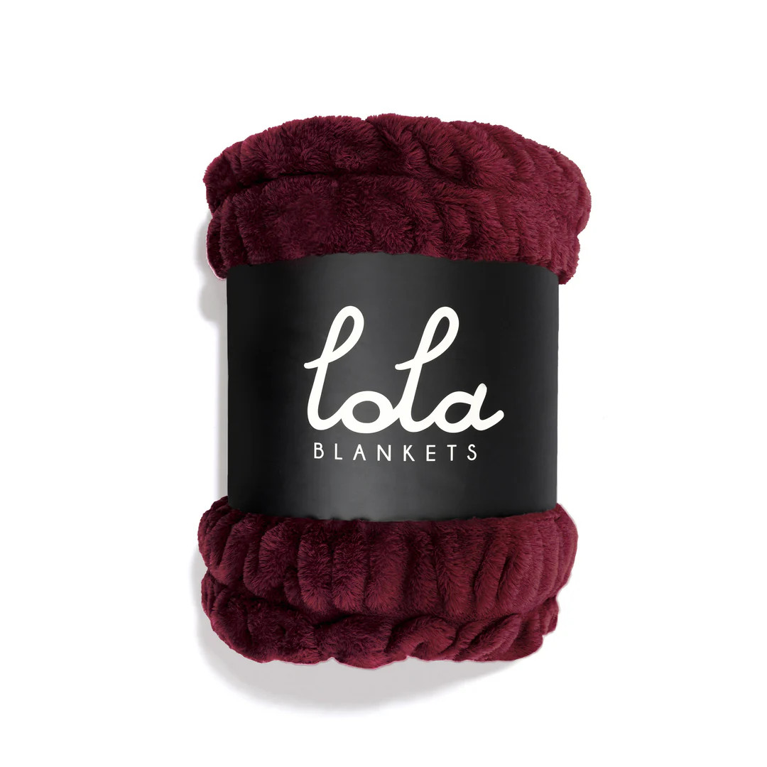 Burgundy | Lola Blankets
